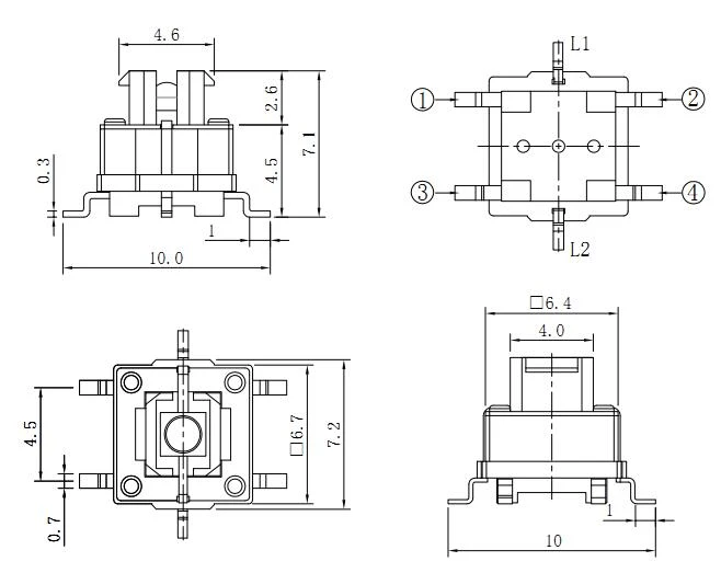 LED Tactile Switch